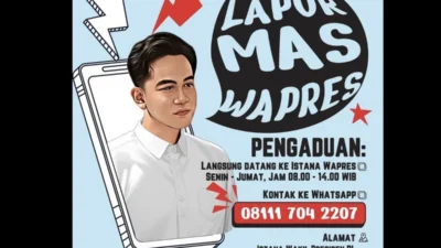 Wapres Gibran Rakabuming Buka Kanal Pengaduan Masyarakat melalui WhatsApp