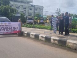 Lepas Logistik Pilkada, Pj Bupati Sanggau Ungkap Banjir jadi Kendala Distribusi