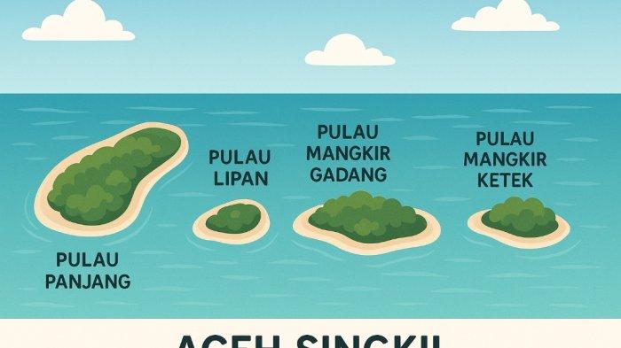 Ilustrasi - Pulau Panjang, Mangkir Besar, Mangkir Kecil, dan Lipan, secara historis tercatat sebagai wilayah Aceh. (Dok. Ist)