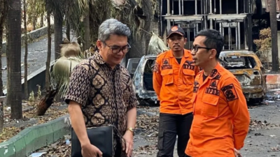Komnas HAM Apresiasi Respons Cepat BPBD Makassar dalam Menangani Insiden Gedung DPRD Terbakar