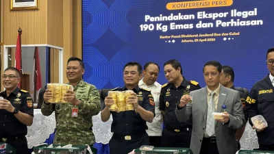 Bea Cukai Gagalkan Ekspor Ilegal 190 Kilogram Emas di Bandara Halim Jakarta